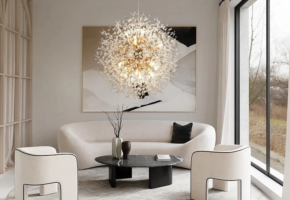 modern crystal chandelier for living room